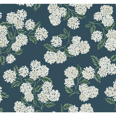 Hydrangea 27' x 27" Wallpaper