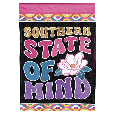 Drapeau Southern State of Mind 13 x 18