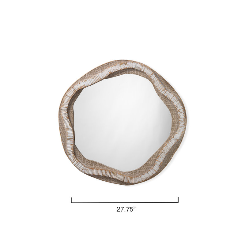 Rattan Flat Wall Mirror