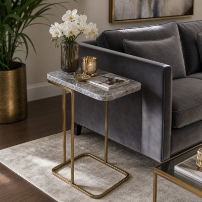 Table d'appoint Elegant Stone Top