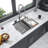 25 Inch Drop Kitchen Sink - 25 "X 22" Kitchen Sink Stainless Steel 16 Gauge Workstation Sink Drop-In Topmount Single Bowl Kitchen Sink