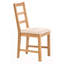 47cm H Fabric Upholstered Ladder Back Side Chair-33220604