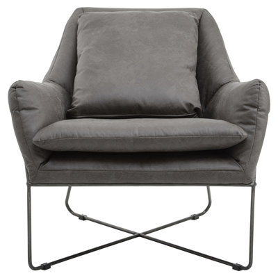 Blando Faux Leather Armchair