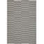 Cameron Striped Area Rug in Black/Ivory-11102565