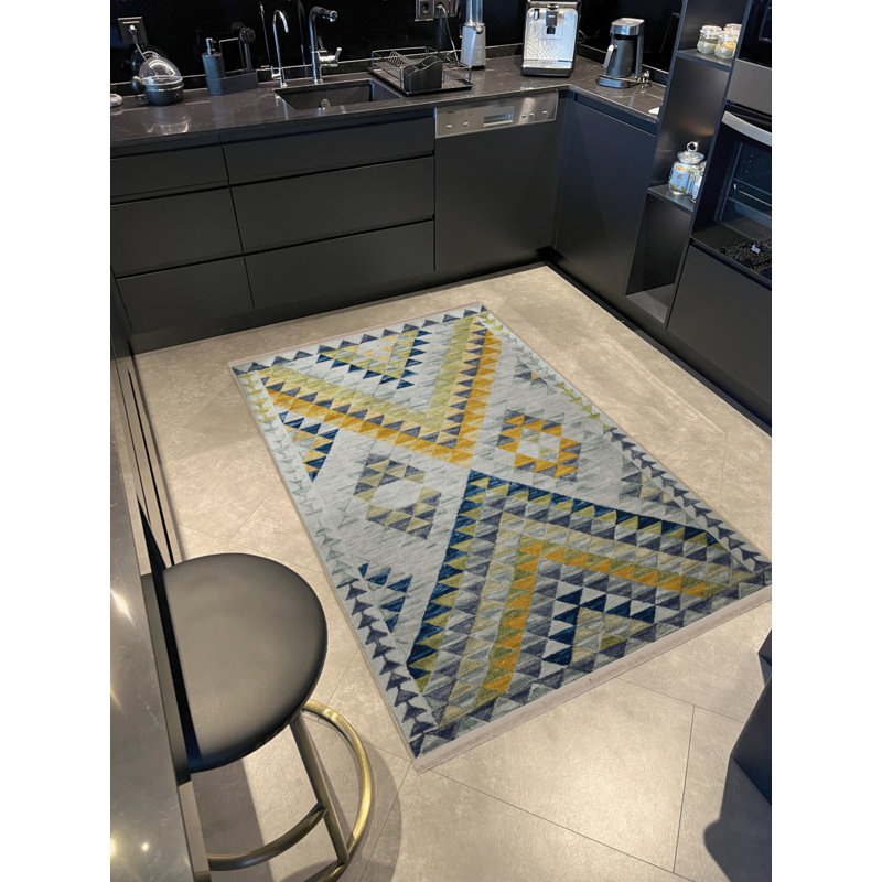 Tapis rectangulaire Vittorina, Rectangle 2 pi 8 po x 5 pi