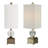Ensemble de 2 lampes de table en cristal