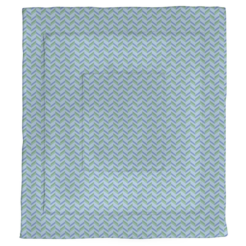 Édredon simple réversible en microfibre à motif de gratte-ciels à deux couleurs, Édredon pour lit simple