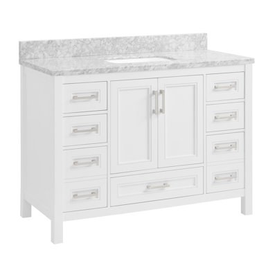 Ravis 48-in Free Standing Single Bathroom Vanity