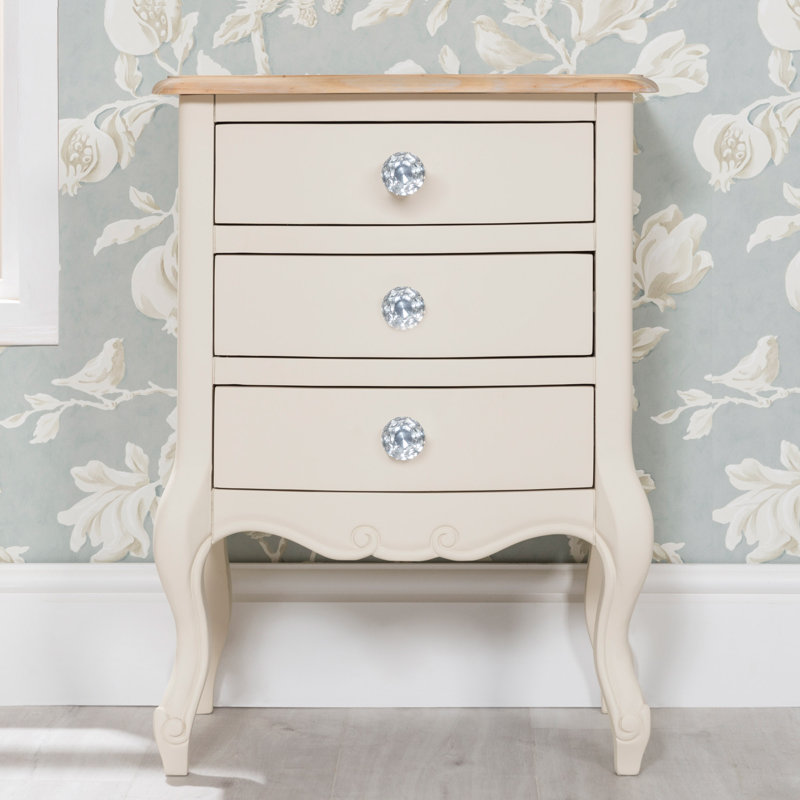 Bedside Table, Champagne