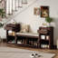 Banc de rangement 77,40 "tout-en-un avec tiroirs et tablettes-129462120-129462116