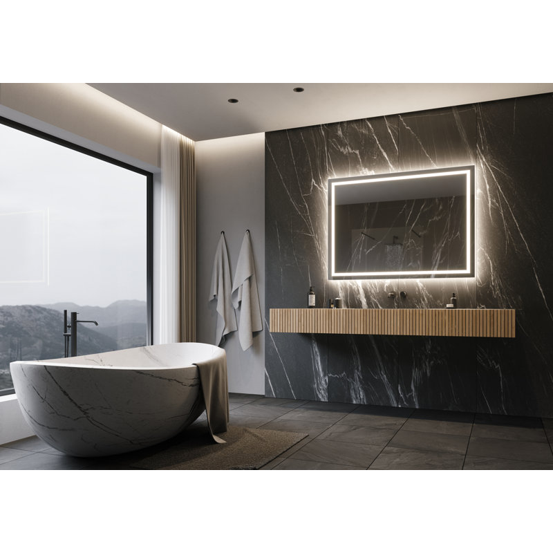 Miroir de salle de bain rétro-éclairé Harmony, 6 000 K, l 35 po x l 48 po
