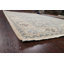Gris laine oriental/Tapis décoratif brun clair