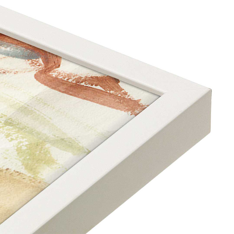 «Unraveled Pulse II» par Melissa Wang, reproduction d'art sur toile, H 16 po x l 12 po, Blanc