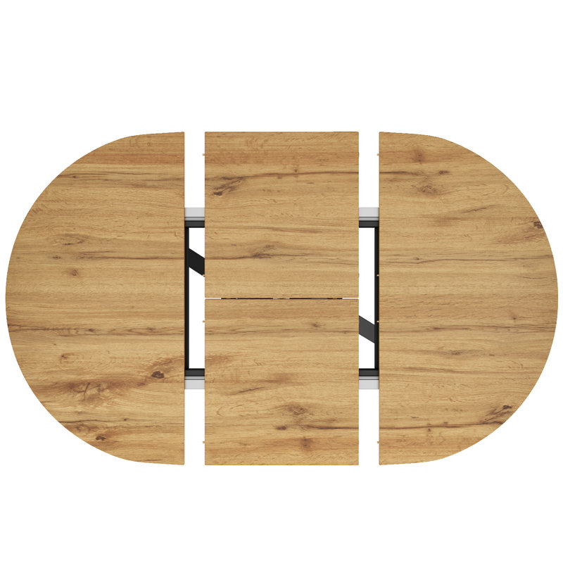 Extendable Dining Table, Brown