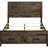 Style Rustic Queen Bed With Solid Wood And Storage In Golden Brown Quality Construction