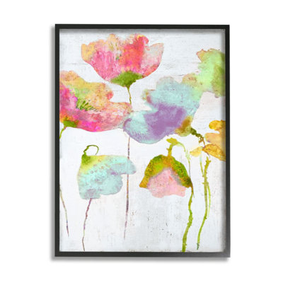 Impression d’art graphique saturée de fleurs en aquarelle saturées de Vanessa Austin-impression d’art graphique