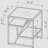 Trilbi Glass Top End Table-460364792