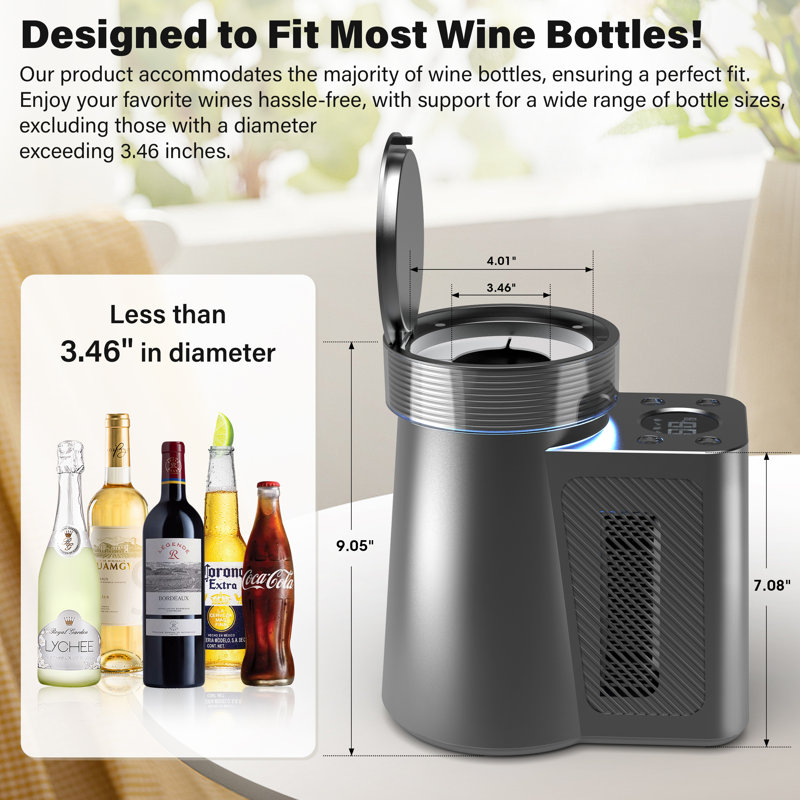Mini refroidisseur à vin électrique Deveney