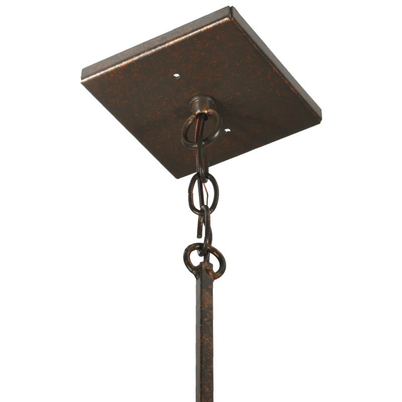 Greenbriar Oak 1 - Light Pendant, 125" H x 6.5" W x 6.5" D