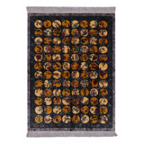 Modern Classic One-of-a-Kind 4'9" X 6'4" Hand Knotted Area Rug