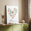 Cœur floral paradisiaque - galerie Cavas sur mesure-118081650