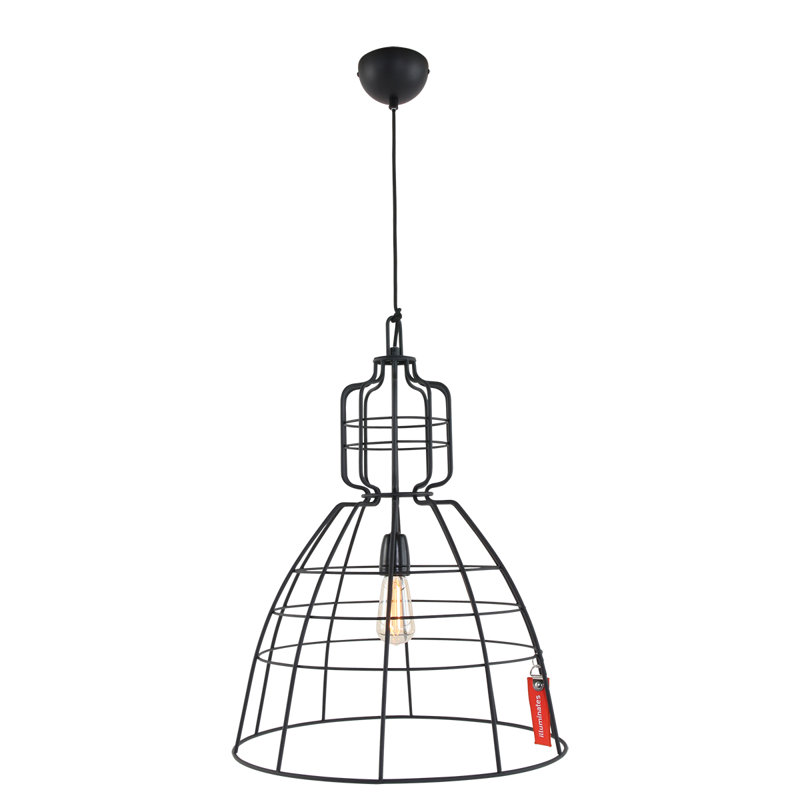 Troisi 1 - Light Bell Pendant, Black
