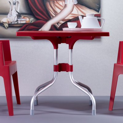 Table bistro en plastique / résine
