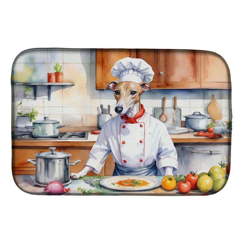 Tapis de vaisselle Whippet The Chef