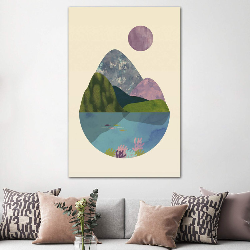 " Summer " by Flatowl, 60" H x 40" W x 1.5" D, Wrapped Canvas