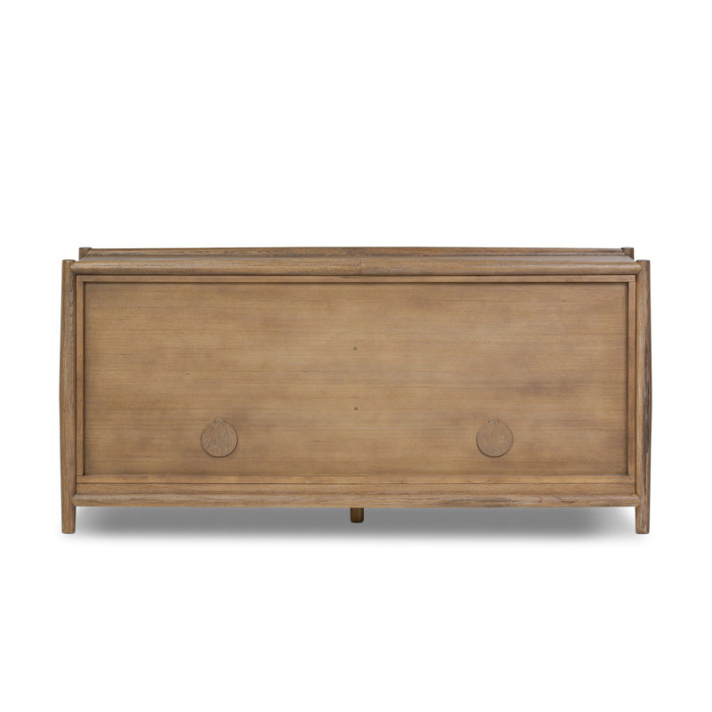 Glenview 4 Door Sideboard-Weathered Oak