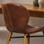 Chaise en similicuir et bois massif-64676486
