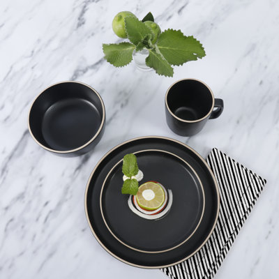 Zuma 16 Piece Dinnerware Set, Service for 4