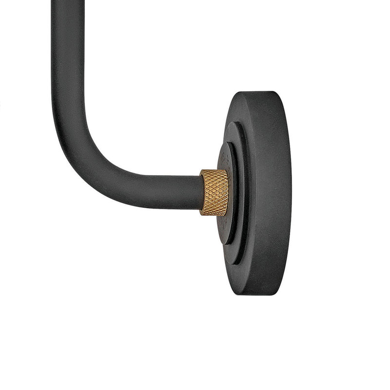 Foundry Wall Mount Outdoor Barn Light, Black, 17" H x 12" W x 20" D