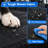 58"L Waterproof Dog Car Hammock Seat Cover, Hard Bottom Back Seat Extender with Mesh Window & Storage Pockets, Scratch Resistant Pet Car Seat Cover for Car SUV