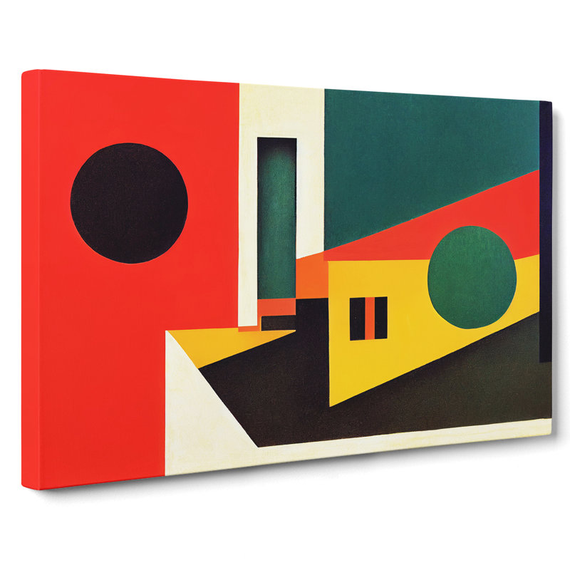 Scandinavian Abstract Art Vol.1 - Wrapped Canvas, 35cm H x 50cm W x 3cm D
