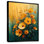 «Green and Yellow Poppies Blooms» - impression d'art mural coquelicots