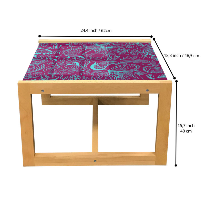 Ini Sled Coffee Table, 62cm H x 46cm W x 40cm D