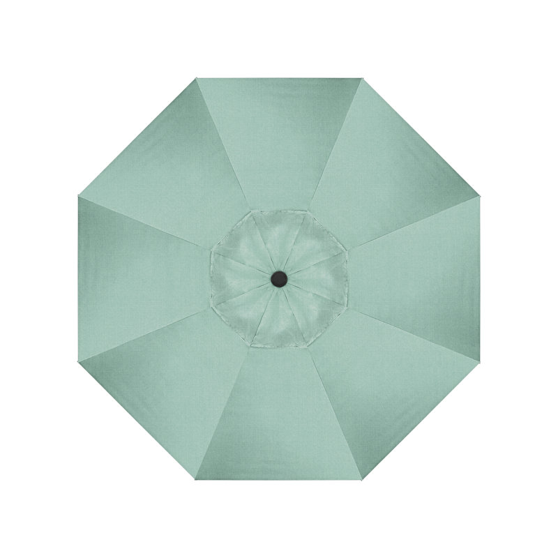 Parasol de marché 7,5', Canvas Spa Sunbrella® Canvas, Sunbrella®, Noir