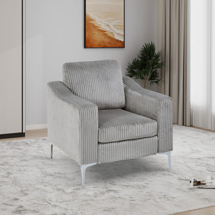 Fauteuil d'appoint rembourré l 35,22 po