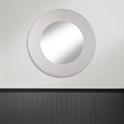 Lala Wood Round Mirror
