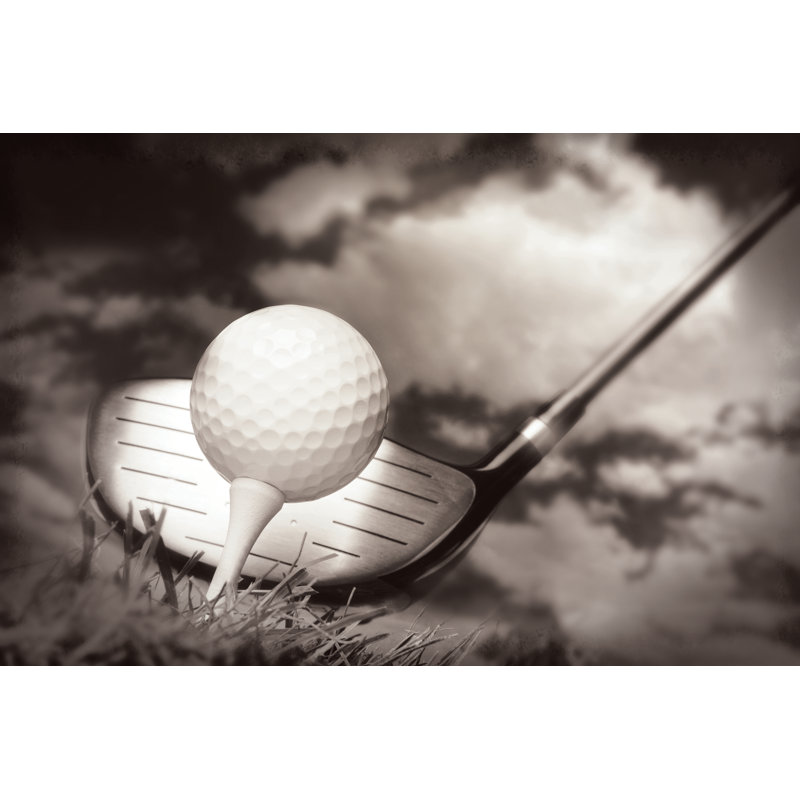 Golf - Wrapped Canvas Print, 30cm H x 46cm W x 3.8cm D