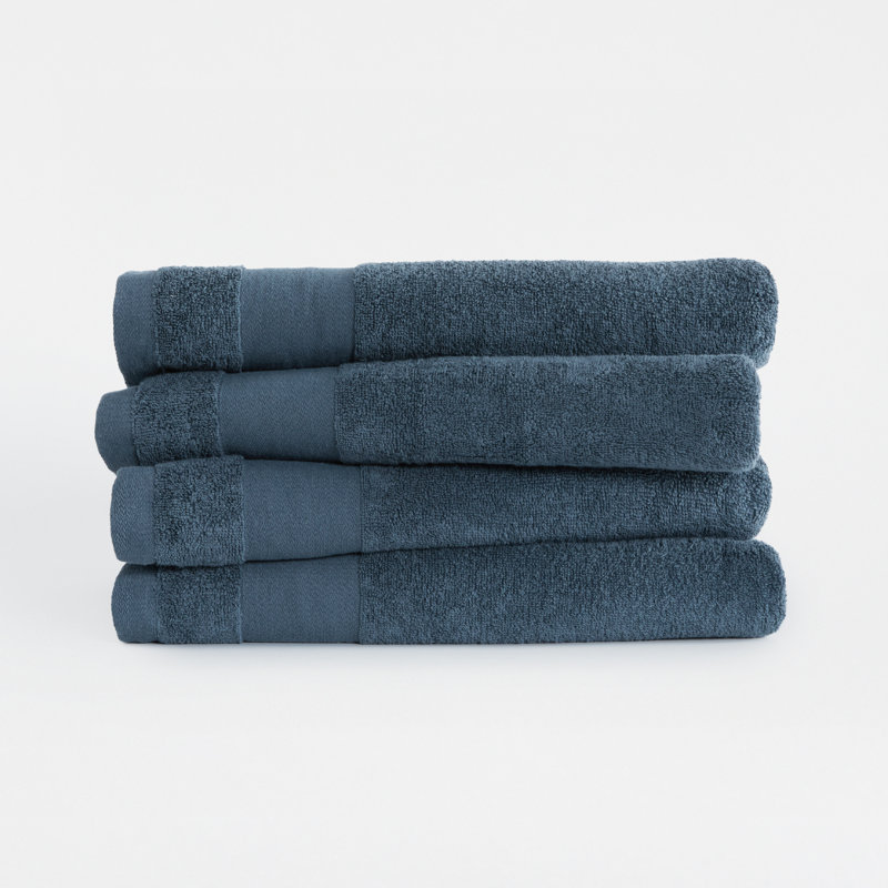 Ensemble de serviettes 100% coton Berner, Marine