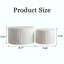 Ensemble de 2 tables basses rondes en bois rondes pour table de chevet