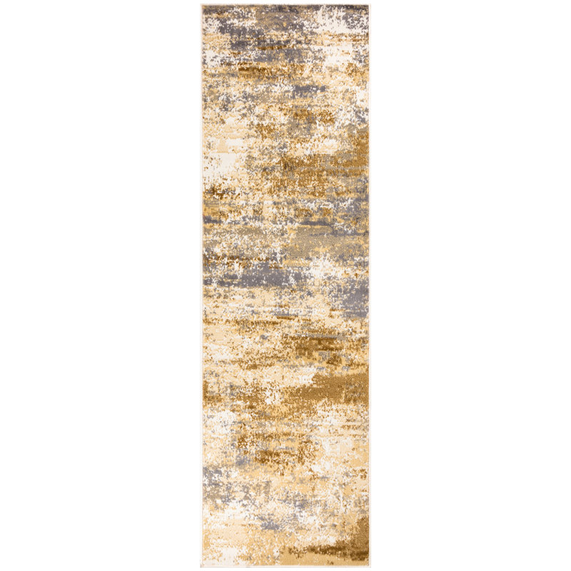 Abstract Indoor Rug, Runner 2'3" x 7'6"