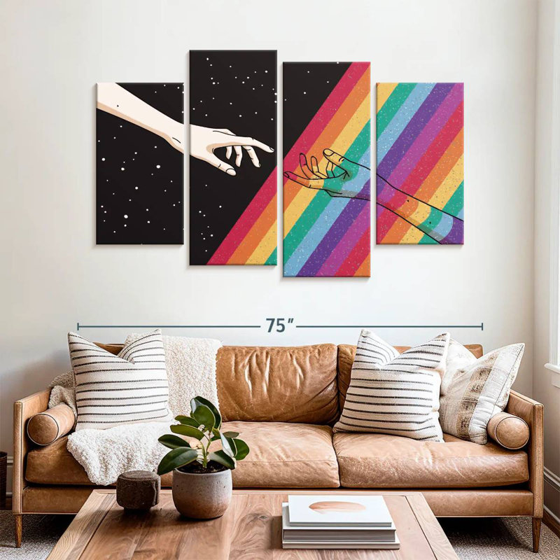 Khyir Pride Hands, H 42 po x l 68 po