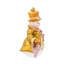6.5'' Handmade Mouth-blown Glass, Hand-enameled, Crystal Hanging Figurine Ornament