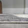Petalo Abstract Two-Tone Modern Grey/Cream Rug