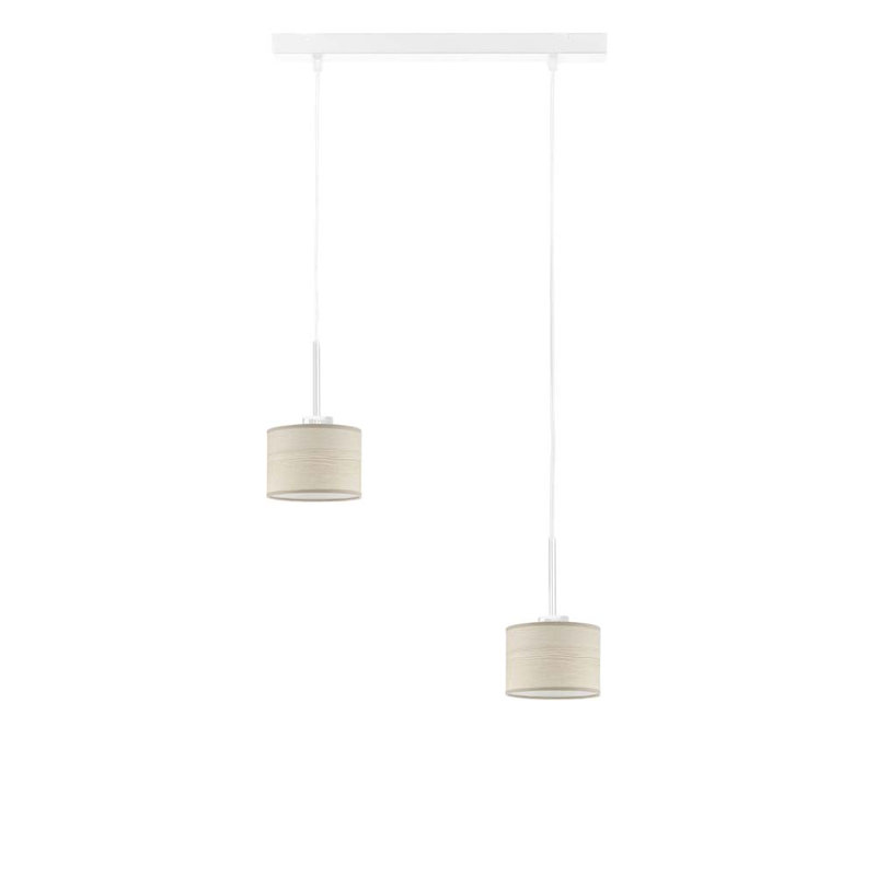 Graycelyn 2 - Light Kitchen Island Pendant, White, Beige