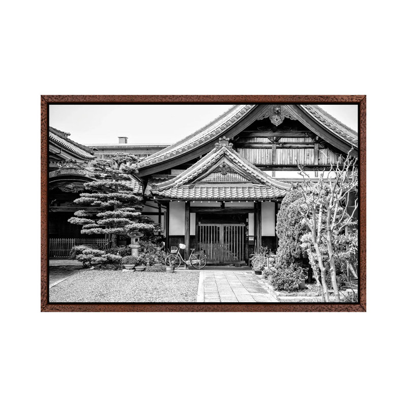 Temple Architecture by Philippe Hugonnard - Floater Frame Gallery-Wrapped Canvas Giclée on Canvas, Classic Wood Framed