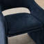 Ensemble de table de salle à manger pour 6 personnes avec table ovale et 6 fauteuils rembourrés en chenille-957663163